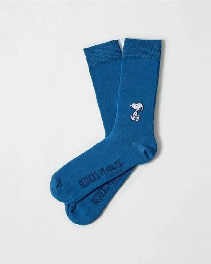 BeSocks Bio-Tennissocken - Snoopy gestickt