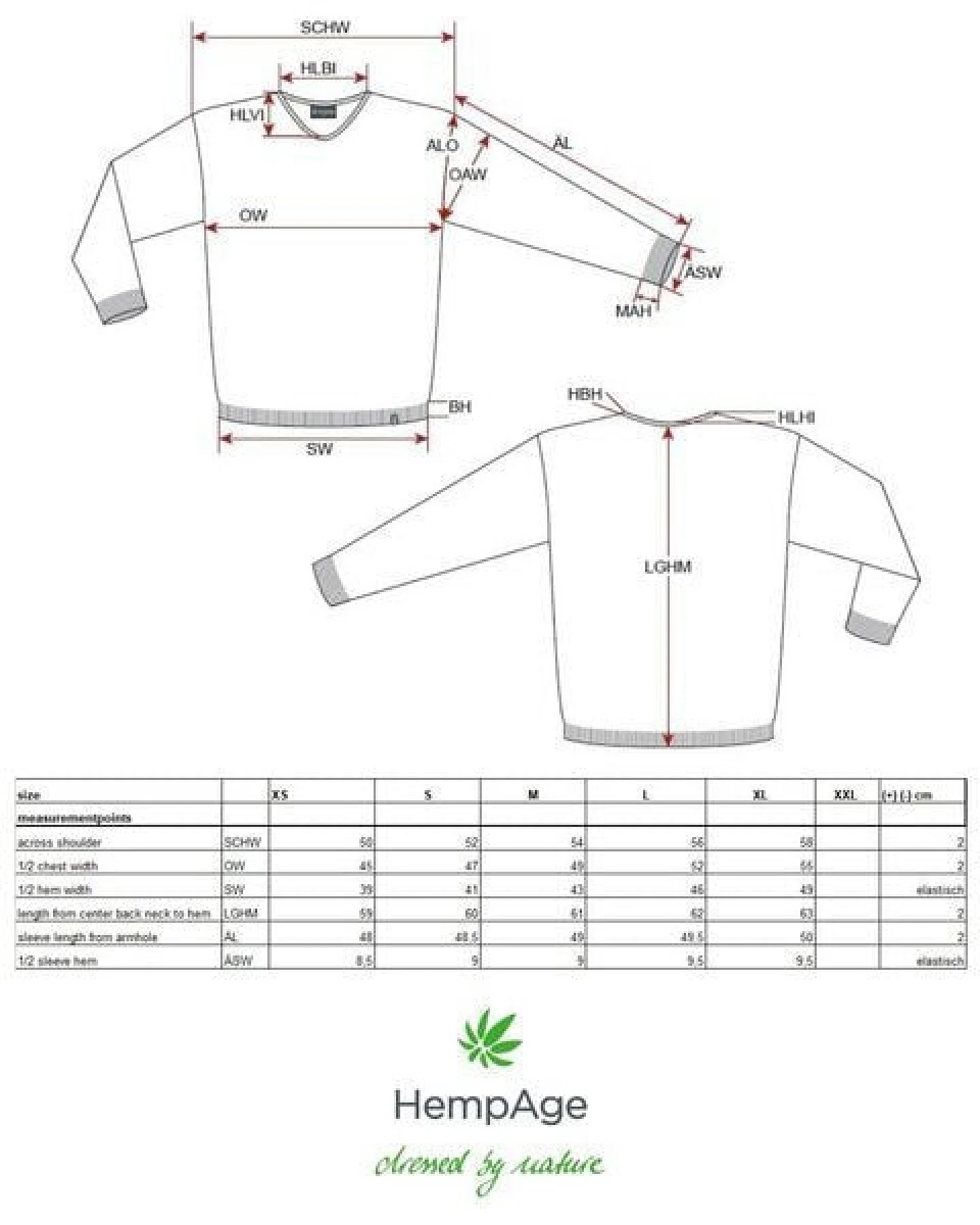 HempAge Zeitloser Pullover Hanf/Biobaumwolle – Ansicht 3