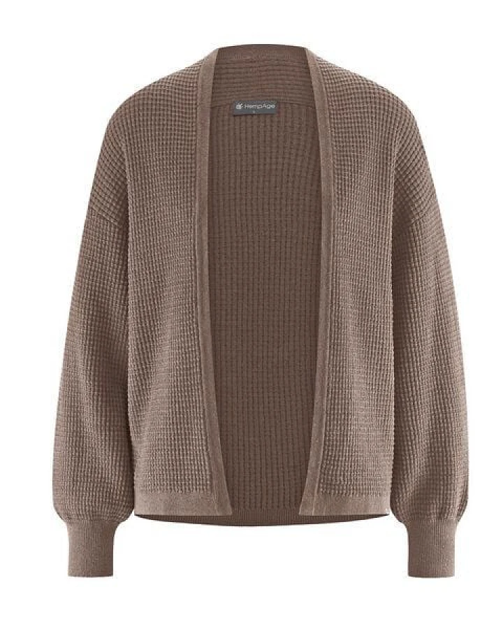 HempAge Moderne Strickjacke Hanf/Biobaumwolle