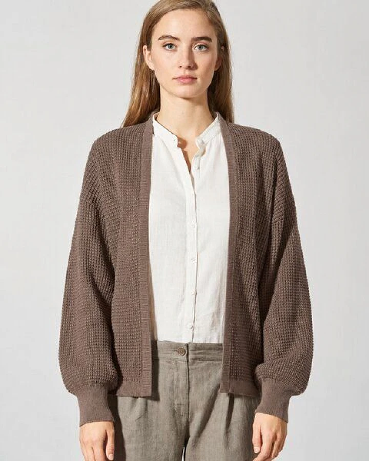 HempAge Moderne Strickjacke Hanf/Biobaumwolle