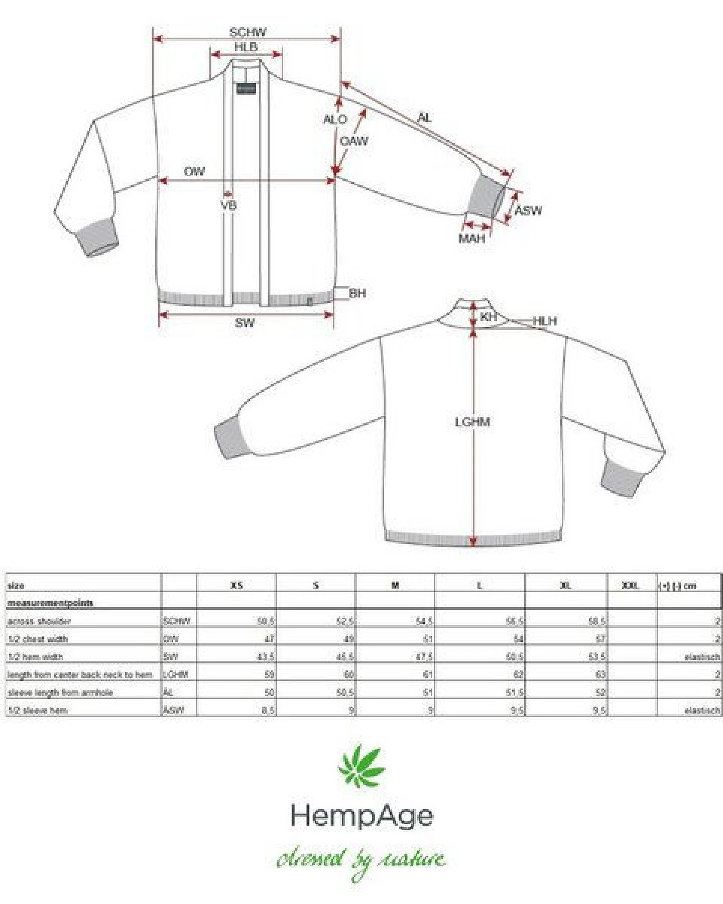 HempAge Moderne Strickjacke Hanf/Biobaumwolle – Ansicht 3