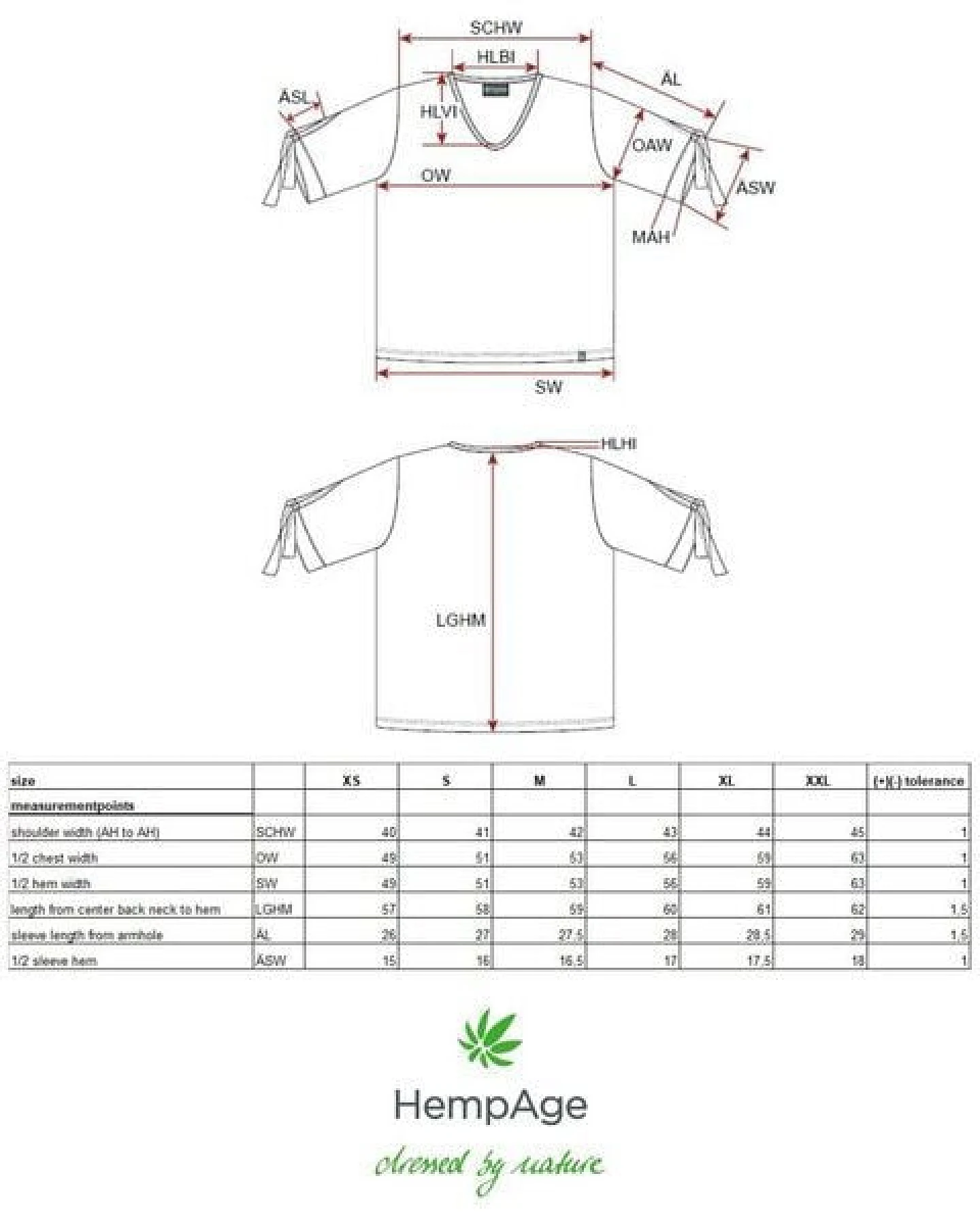 HempAge Halbarm T-Shirt Hanf/Bio-Baumwolle – Ansicht 3