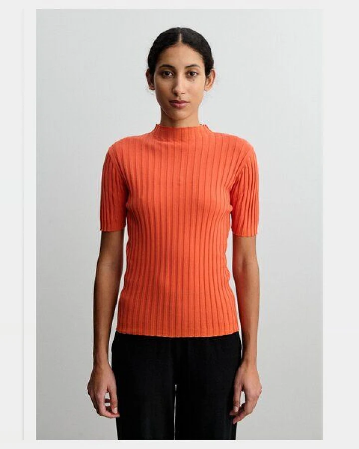 FUB - Tee High Neck Rib