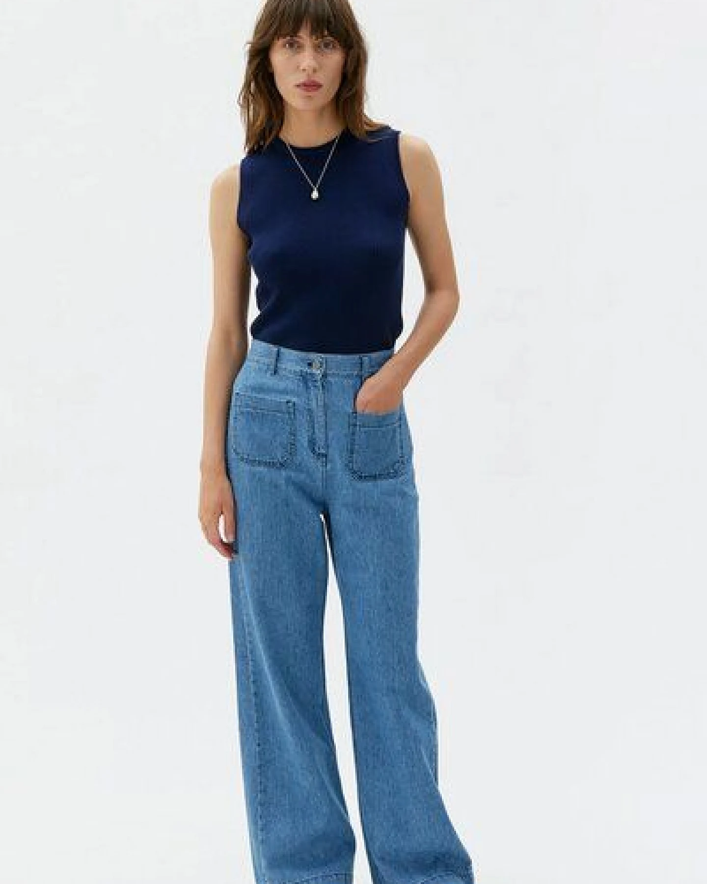 Maska - Jeans Miza Straight Long – Ansicht 2