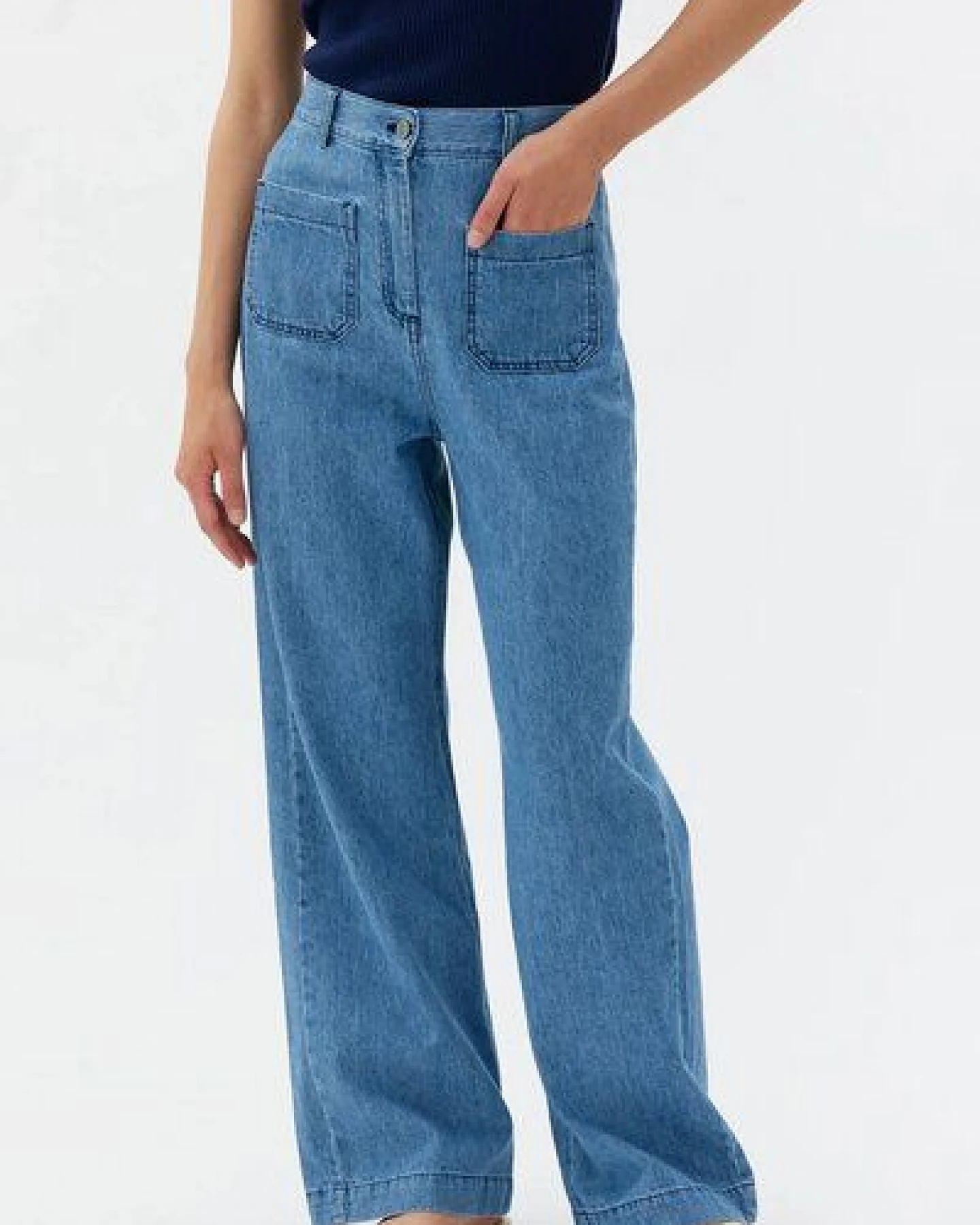 Maska - Jeans Miza Straight Long – Ansicht 3