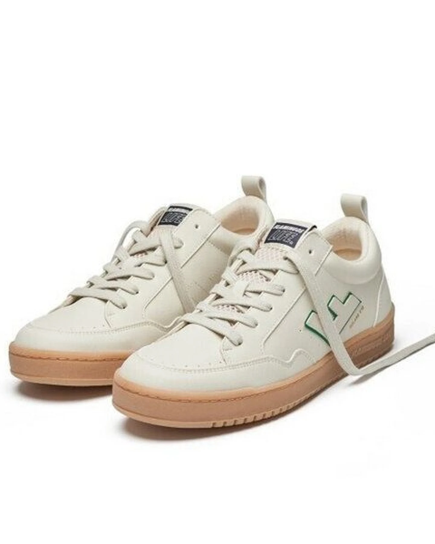 Flamingos' Life Veganer Sneaker Damen und Herren Roland V.10 Gesso Green Naturale – Ansicht 2