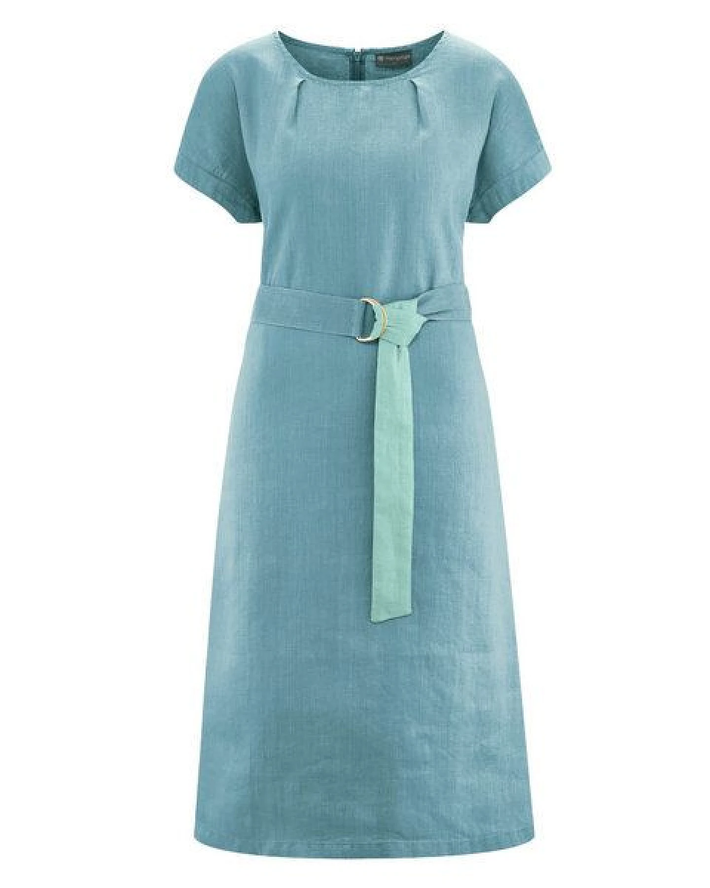 HempAge Zeitloses Midikleid Hanf/Biobaumwolle – Ansicht 2