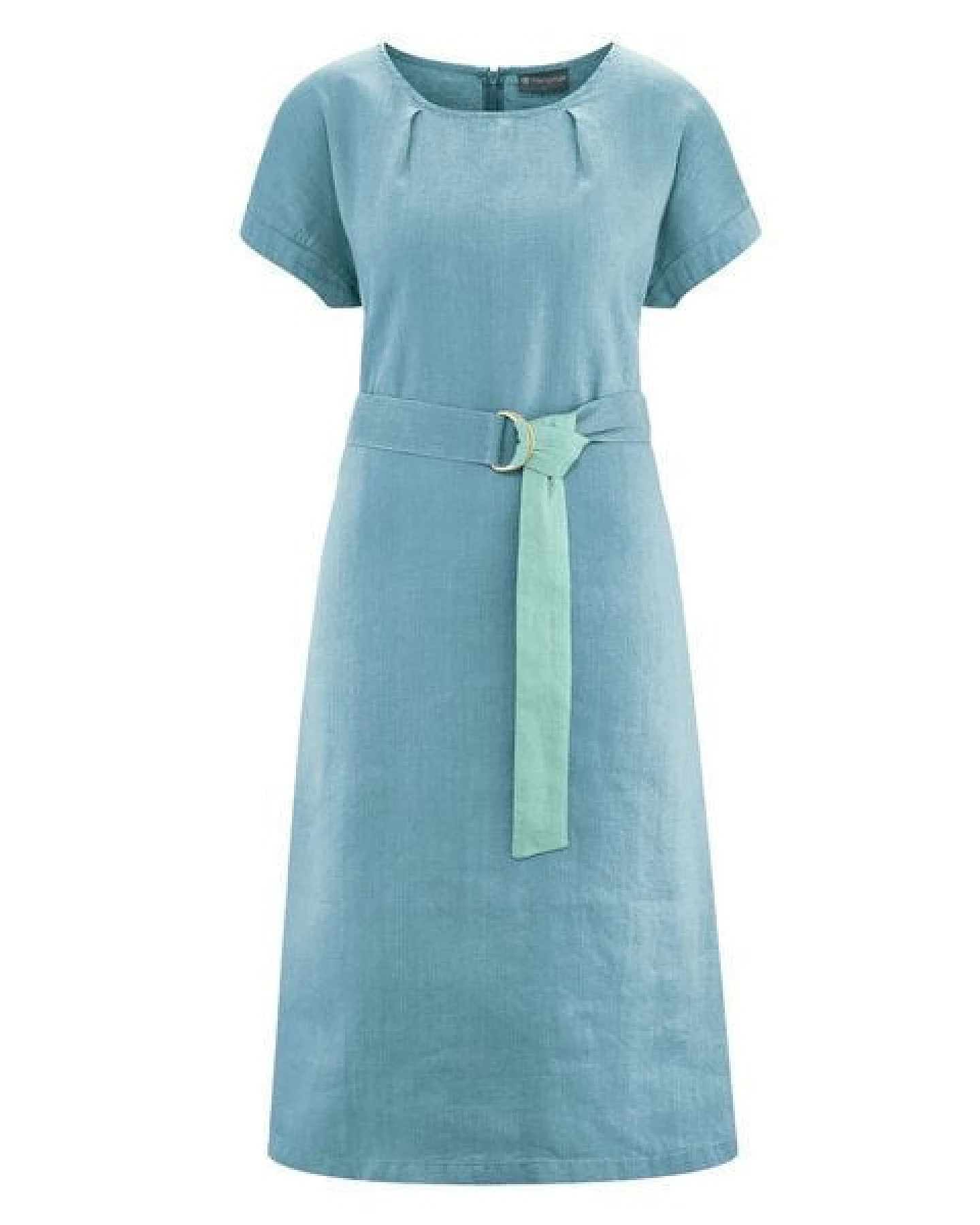 HempAge Zeitloses Midikleid Hanf/Biobaumwolle – Ansicht 2