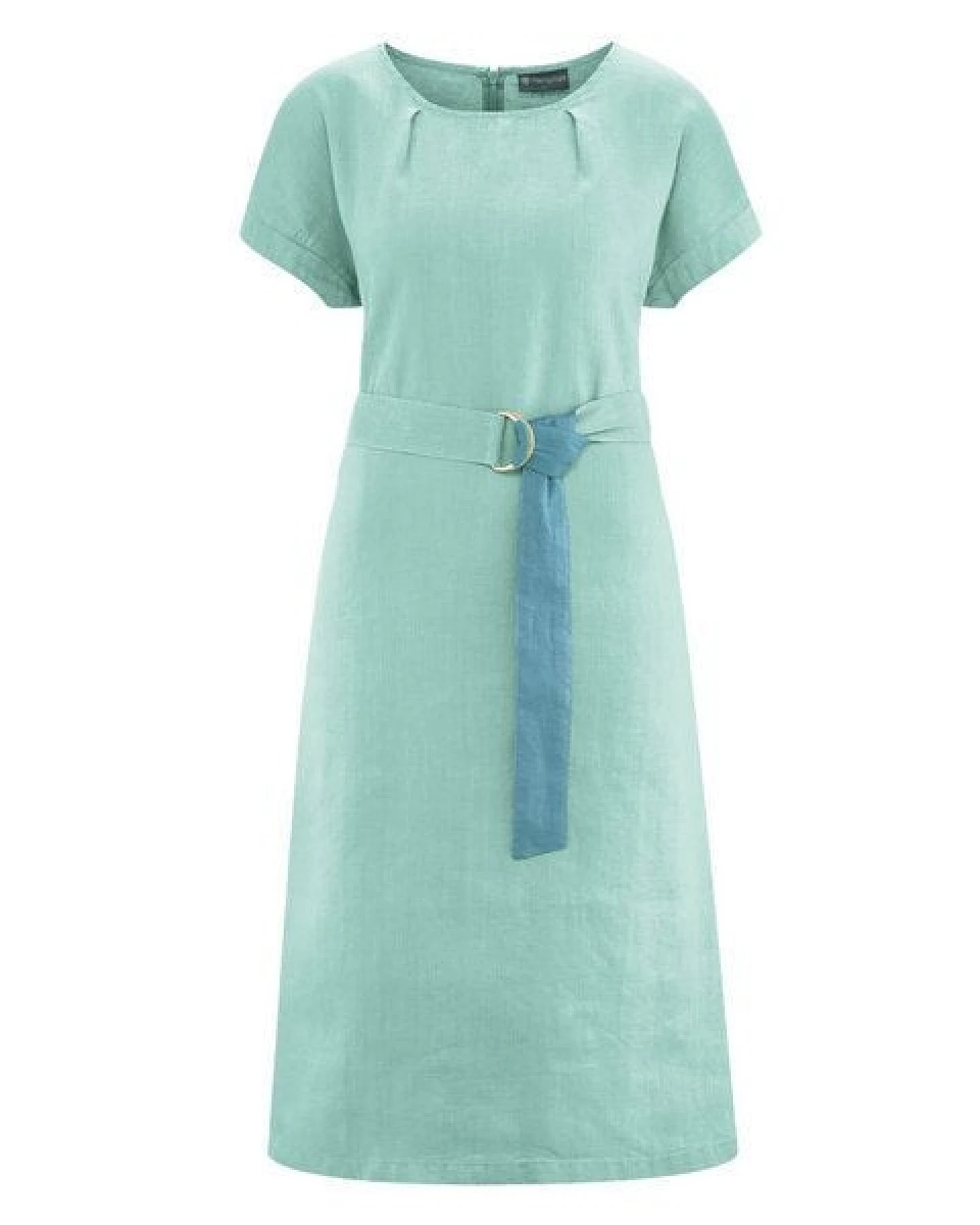 HempAge Zeitloses Midikleid Hanf/Biobaumwolle – Ansicht 2