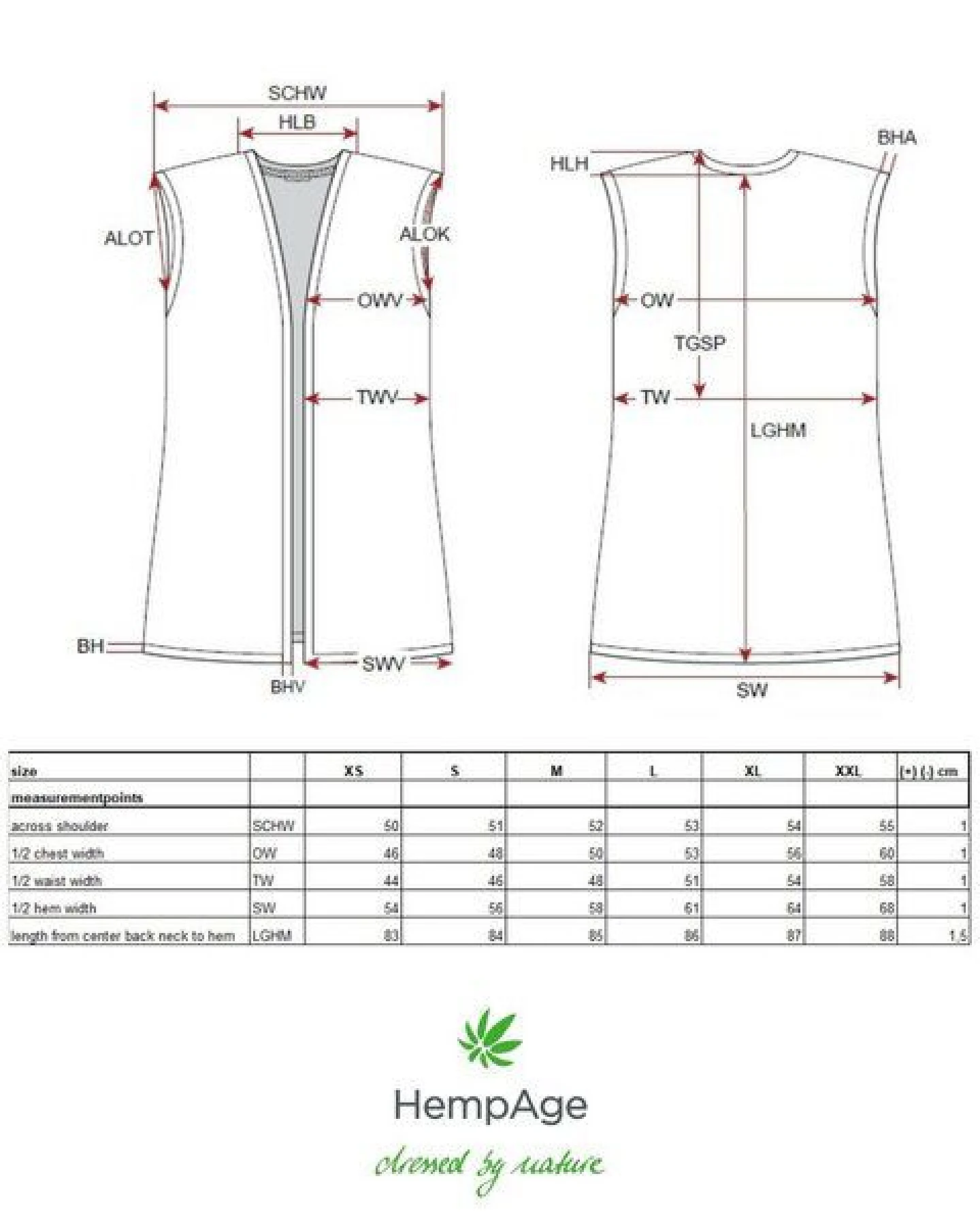 HempAge Mesh-Weste Hanf/Bio-Baumwolle – Ansicht 3