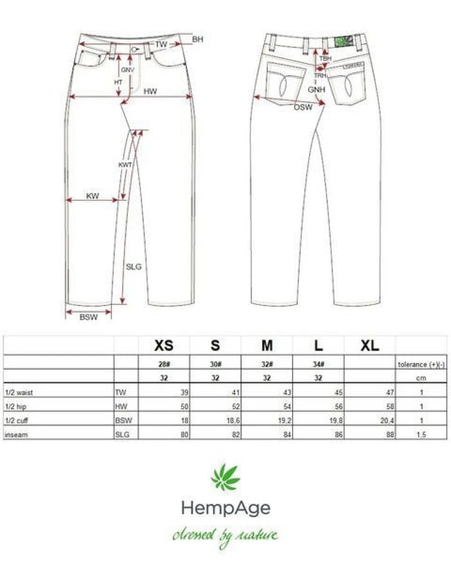 HempAge 5-Pocket Cordhose Hanf/Biobaumwolle – Ansicht 3
