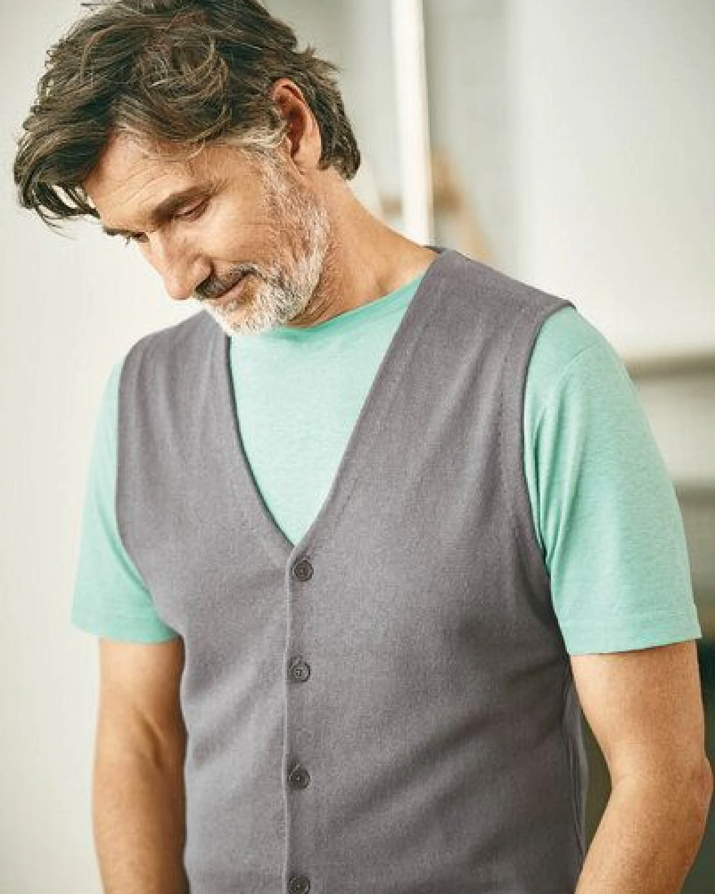 HempAge Strickweste aus Hanf/Biobaumwolle – Ansicht 4