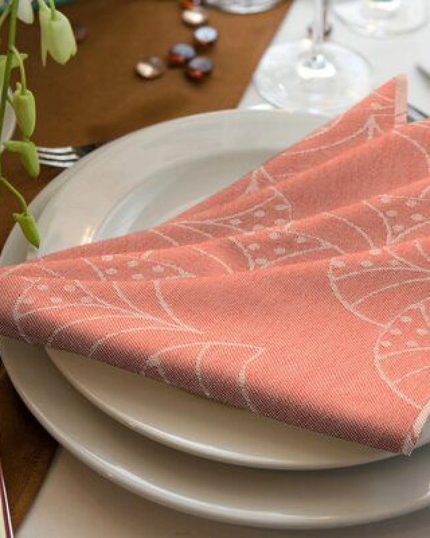 Nature by Adam Argentinian Criolla Light Serviette 4er Pack - Made in Germany - 100% Bio-Baumwolle – Ansicht 2