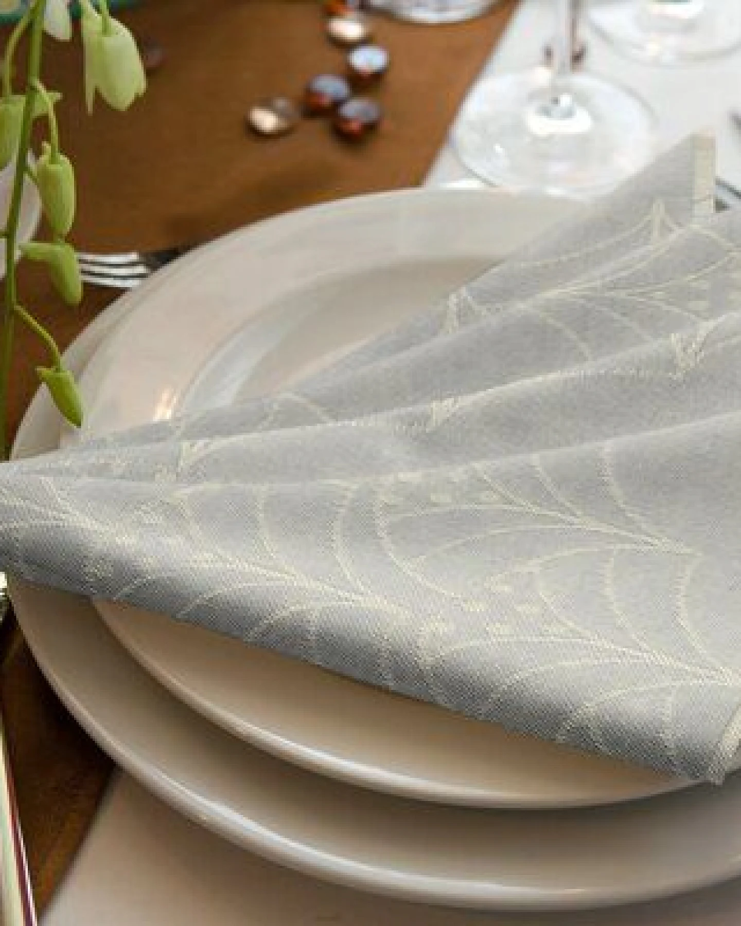 Nature by Adam Argentinian Criolla Light Serviette 4er Pack - Made in Germany - 100% Bio-Baumwolle – Ansicht 4