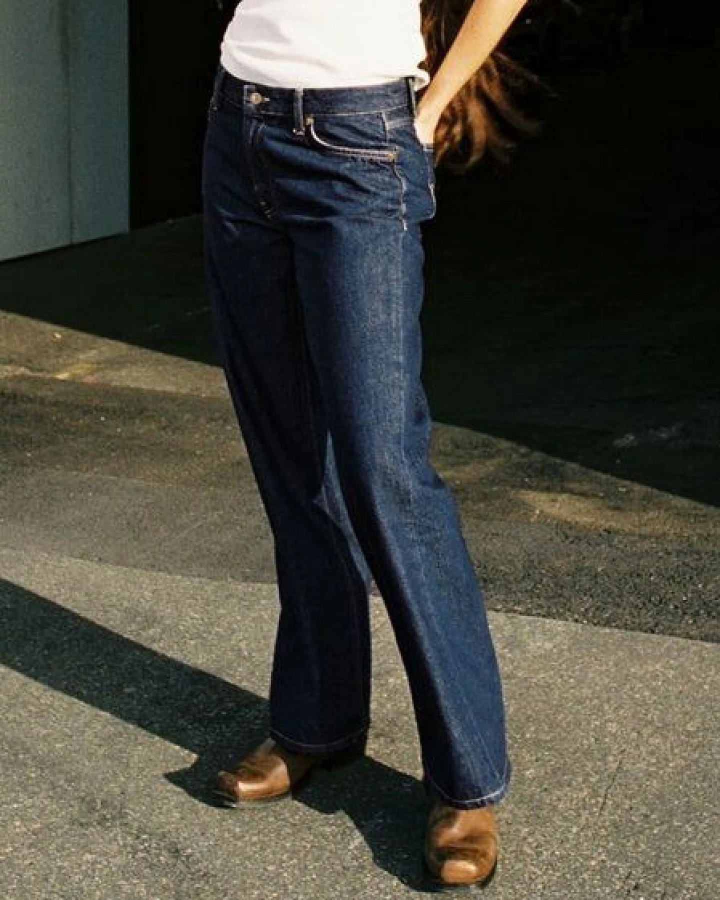 Nudie Jeans Wide Heidi Jeans - Classic Blue – Ansicht 2