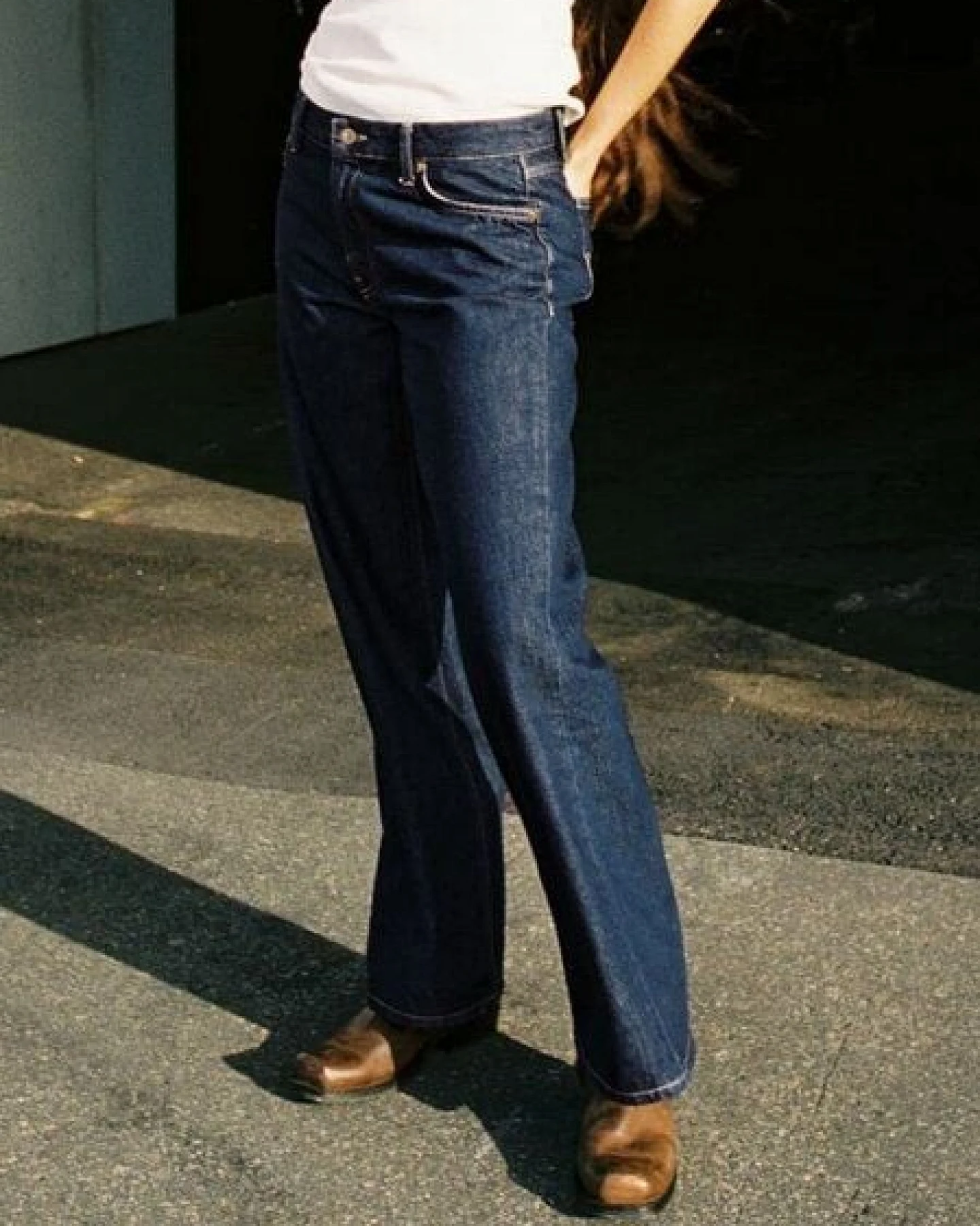 Nudie Jeans Wide Heidi Jeans - Classic Blue – Ansicht 2
