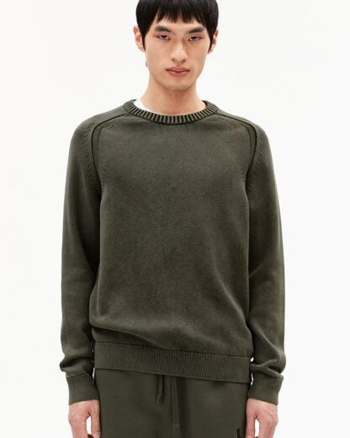 ARMEDANGELS VAANJO GMT DYE Herren Pullover aus Bio-Baumwolle