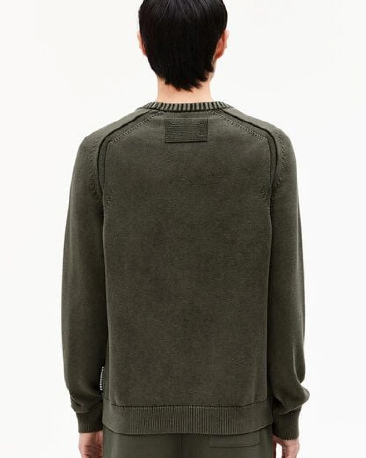 ARMEDANGELS VAANJO GMT DYE Herren Pullover aus Bio-Baumwolle – Ansicht 2
