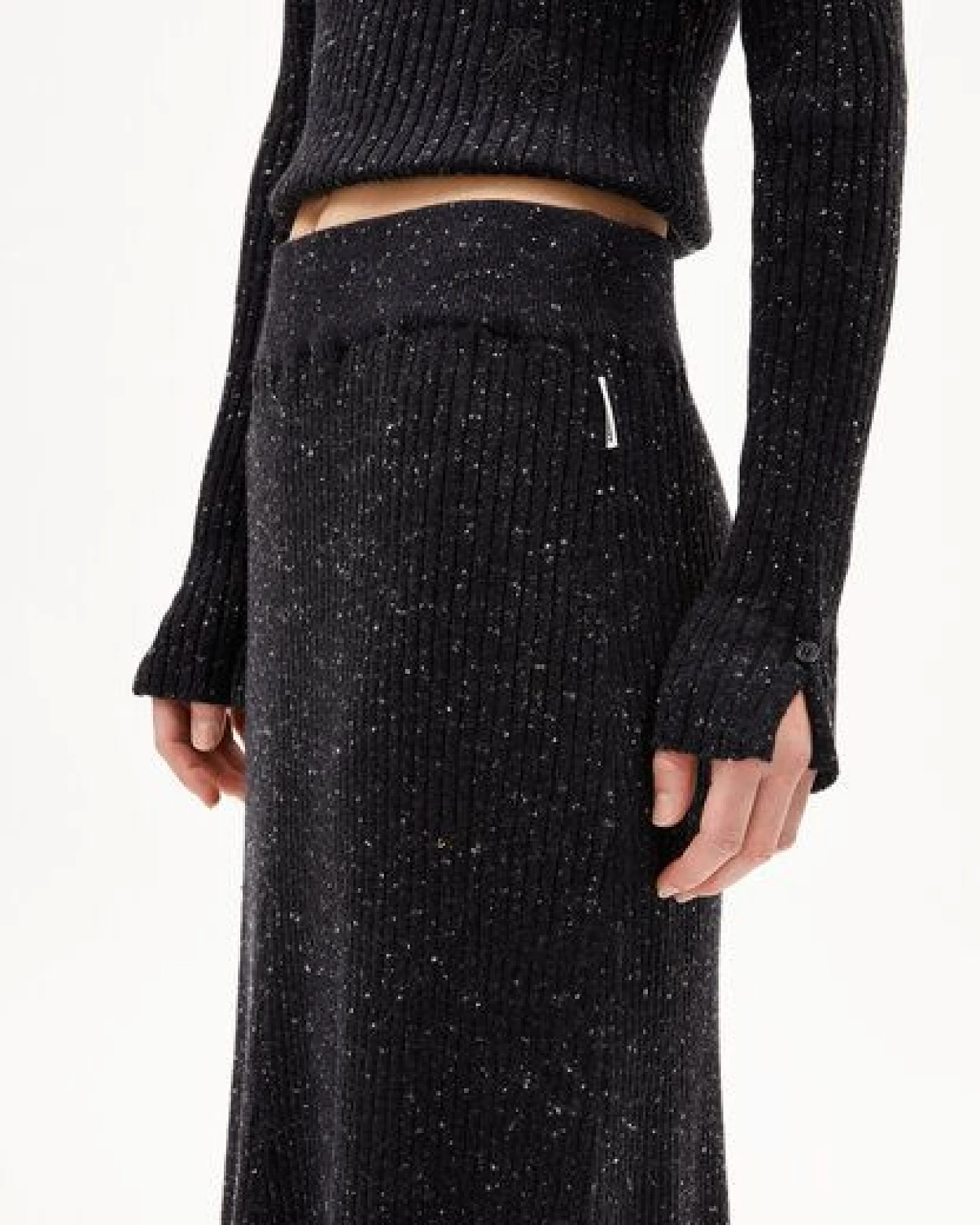 ARMEDANGELS HANAA TWEED Damen Strickrock aus recyclem Bio-Woll Mix – Ansicht 3