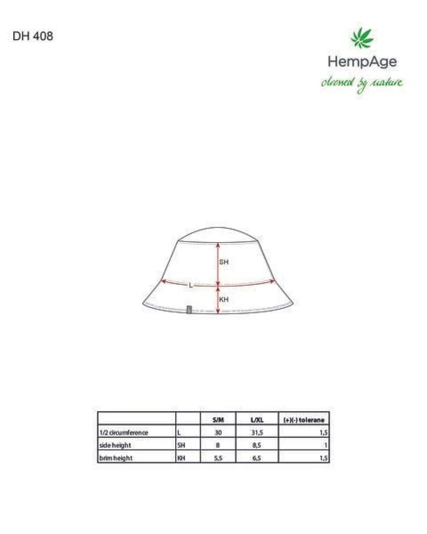 HempAge Lässiger Fischerhut auf Hanf/Biobaumwolle – Ansicht 3