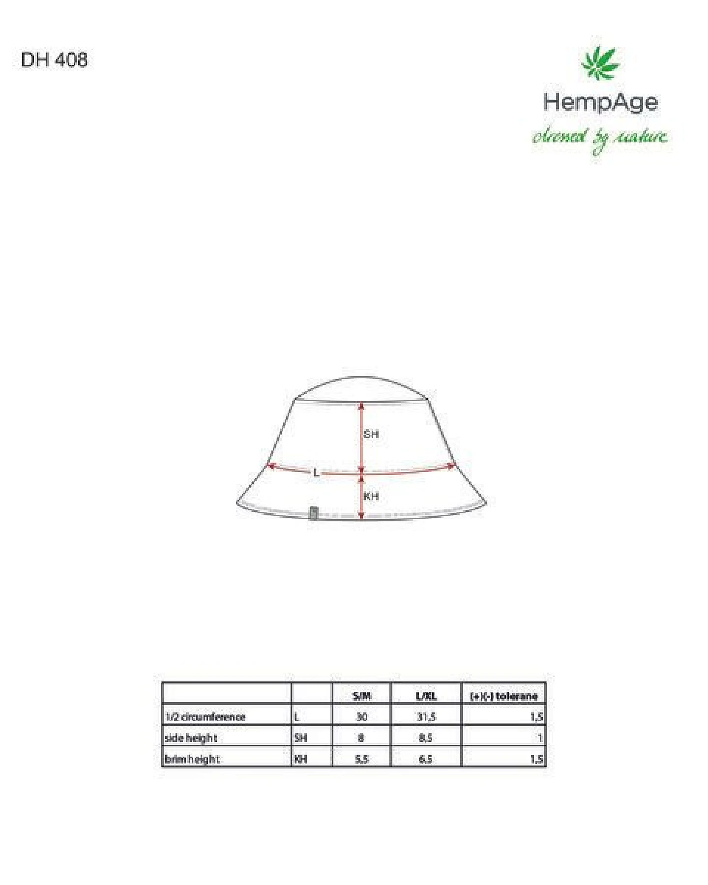 HempAge Lässiger Fischerhut auf Hanf/Biobaumwolle – Ansicht 3