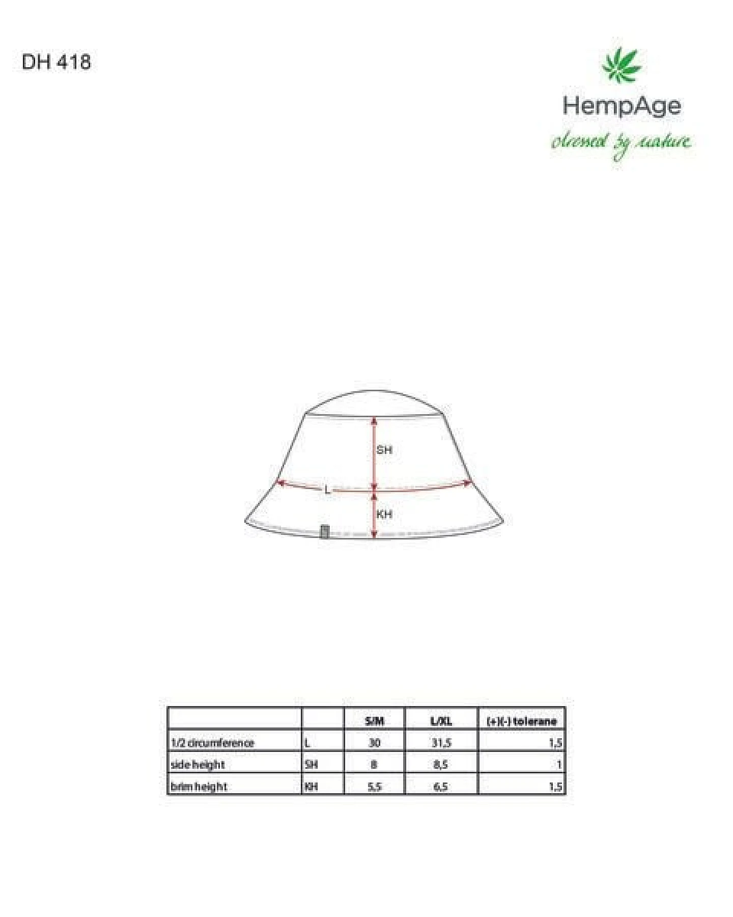 HempAge Fischerhut aus Hanf/Biobaumwolle – Ansicht 3