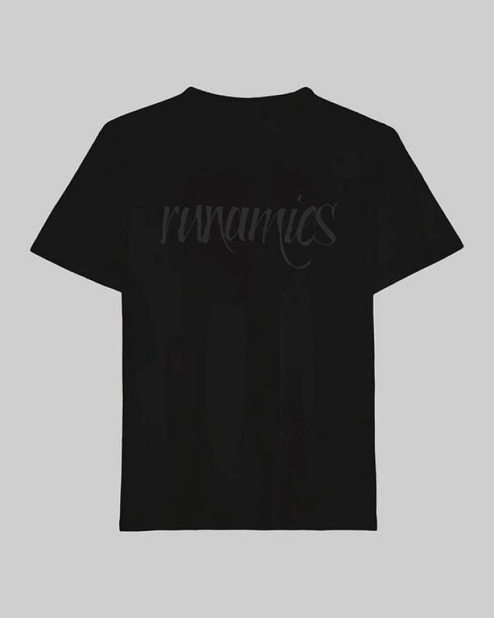 runamics Calligraphy T-Shirt, regenerative Baumwolle, unisex