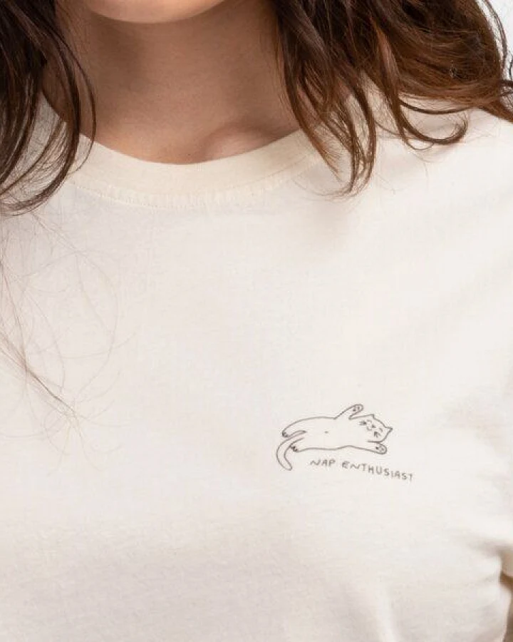 Natural Vibes T-Shirt Cat Nap Bio GOTS