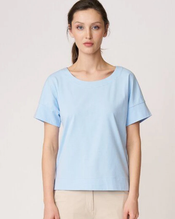 LANA Organic Basic Shirt aus Bio Baumwolle, Modell Sarah