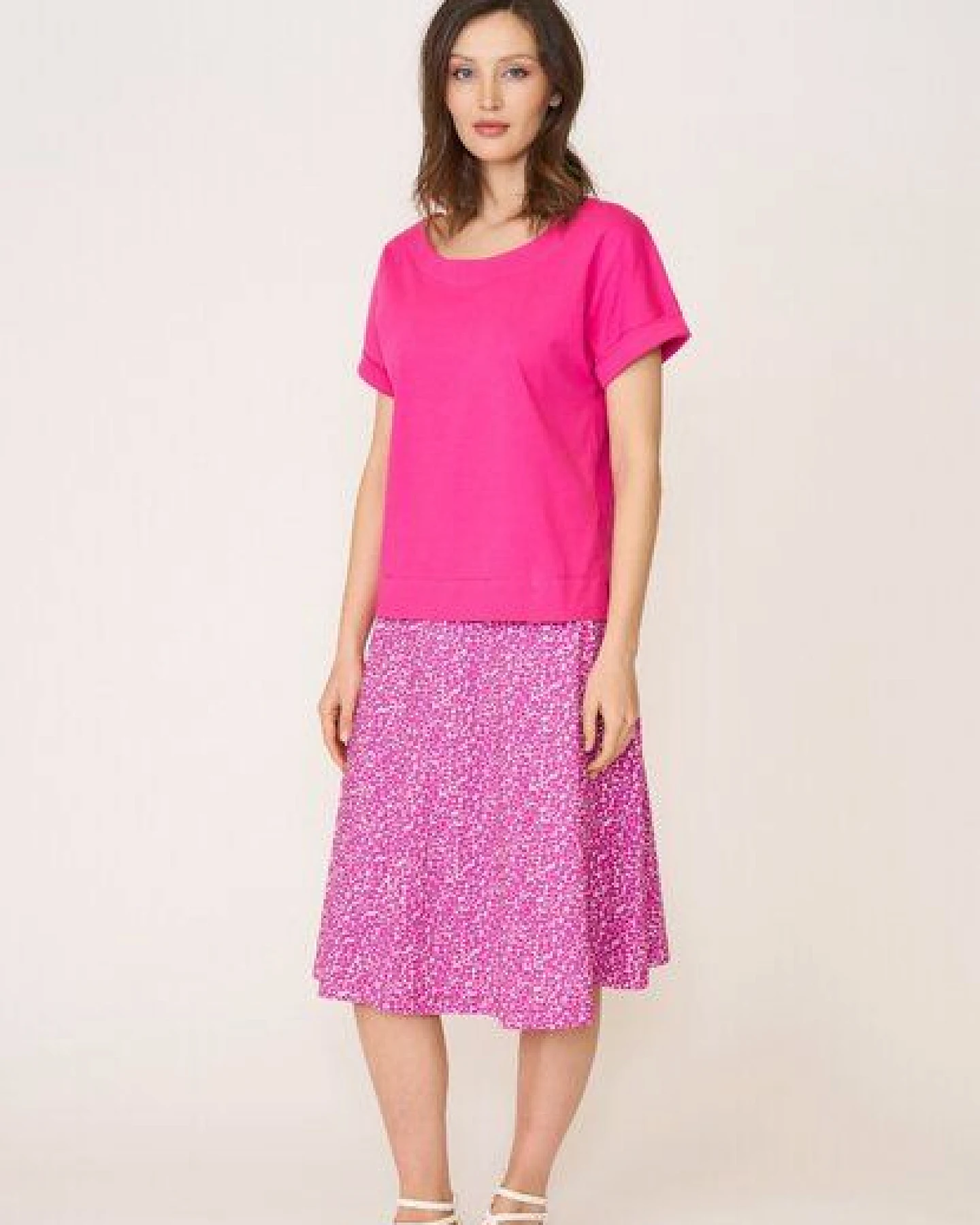 LANA Organic Basic Shirt aus Bio Baumwolle, Modell Sarah – Ansicht 2