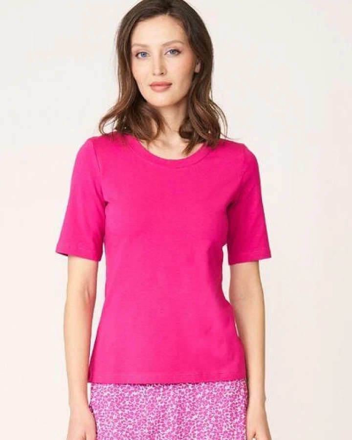 LANA Organic Basicshirt aus Bio Baumwolle, Modell Vinnie
