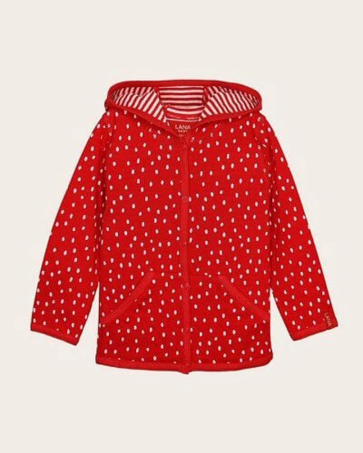 LANA Organic Wende-Kapuzenjacke, Modell Momo