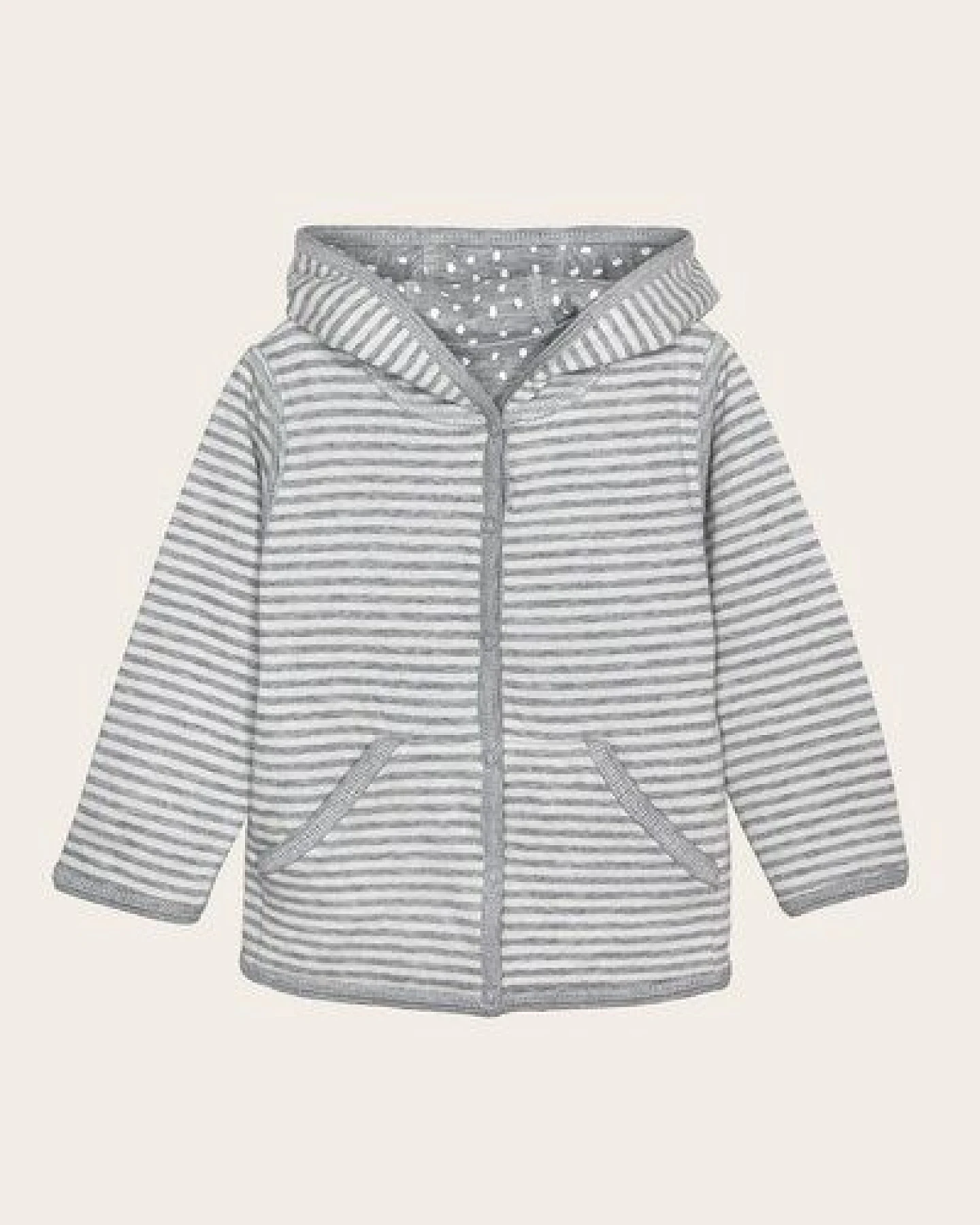 LANA Organic Wende-Kapuzenjacke, Modell Momo – Ansicht 2