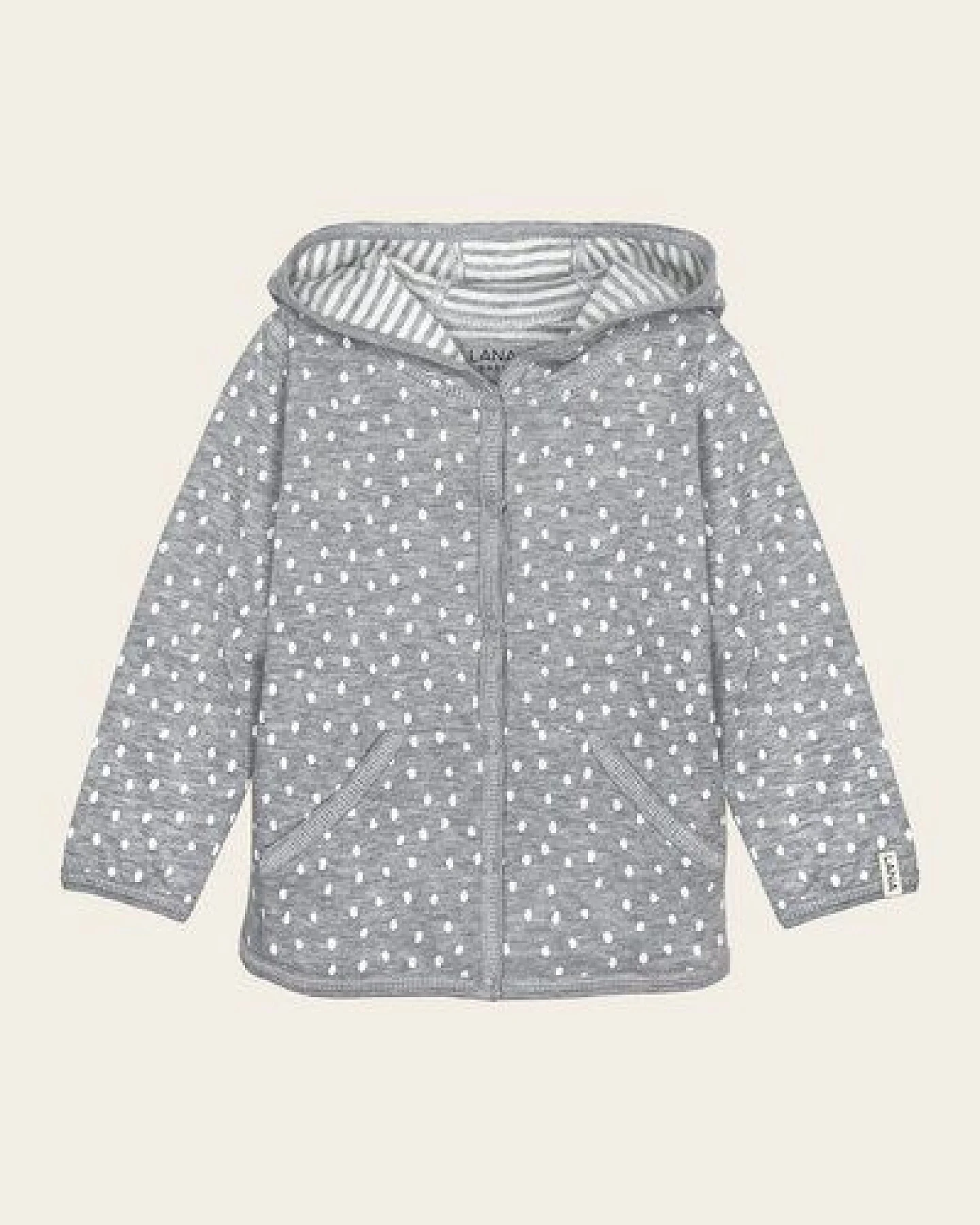 LANA Organic Wende-Kapuzenjacke, Modell Momo – Ansicht 3