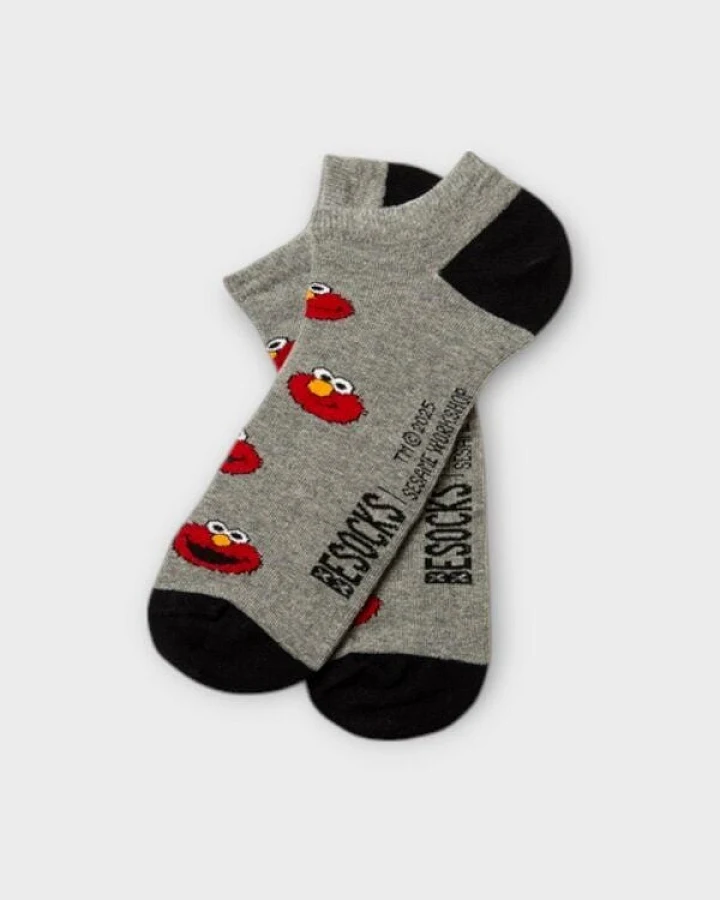 BeSocks Sneaker Socke Bio-Baumwolle - ELMO
