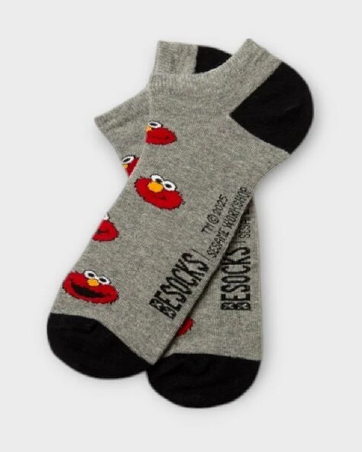 BeSocks Sneaker Socke Bio-Baumwolle - ELMO