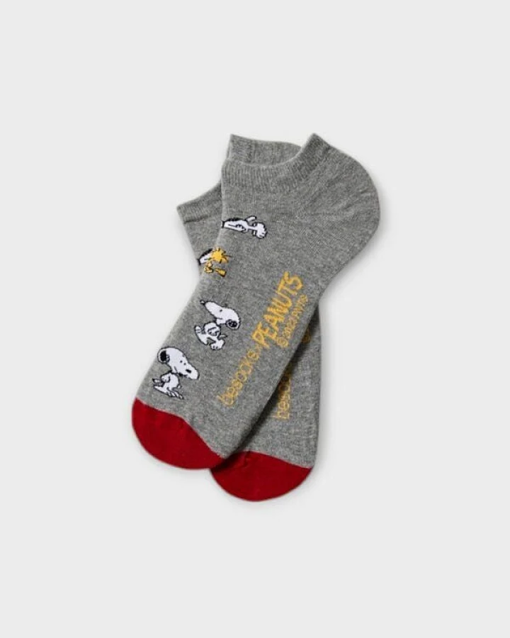 BeSocks Sneaker Socke Bio-Baumwolle - SNOOPY
