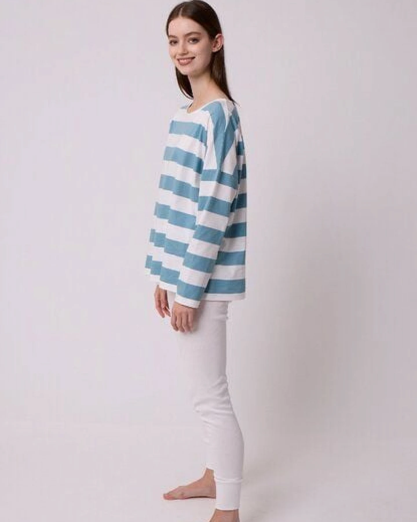 LANA Organic Pyjamashirt, Modell Luna – Ansicht 4