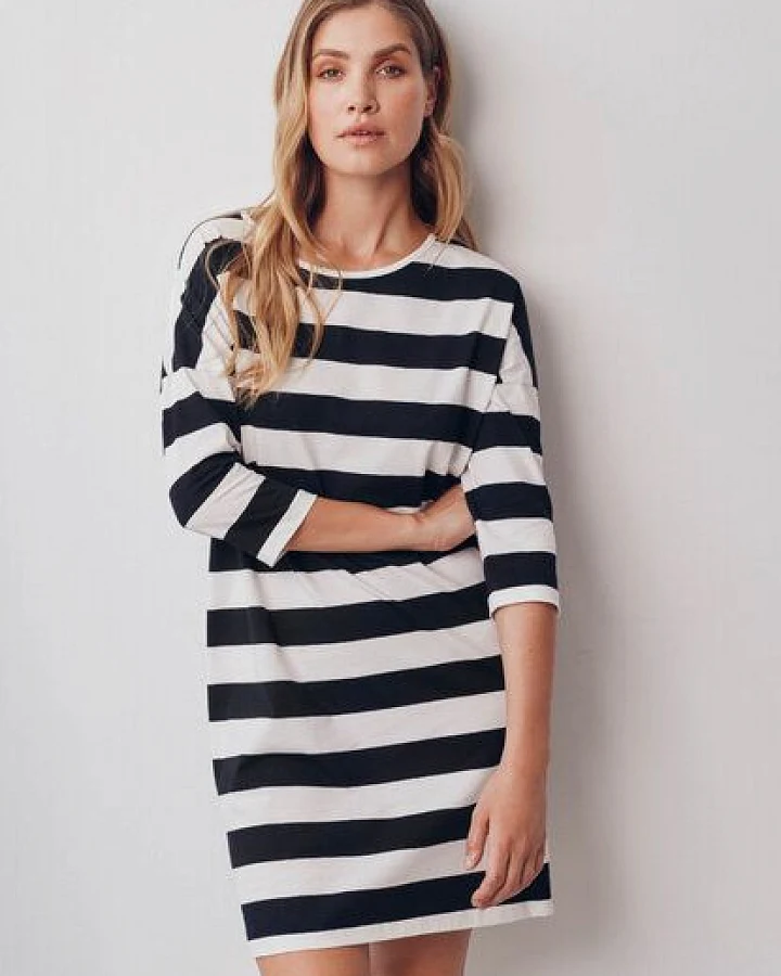 LANA Organic Pyjamalongshirt für Damen, Modell Luna