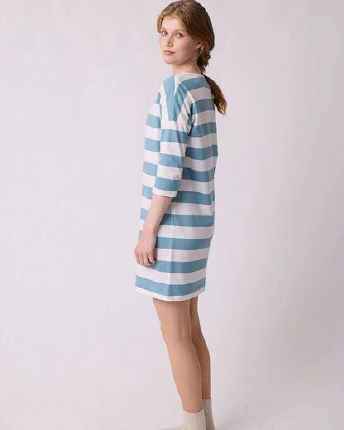 LANA Organic Pyjamalongshirt für Damen, Modell Luna – Ansicht 3