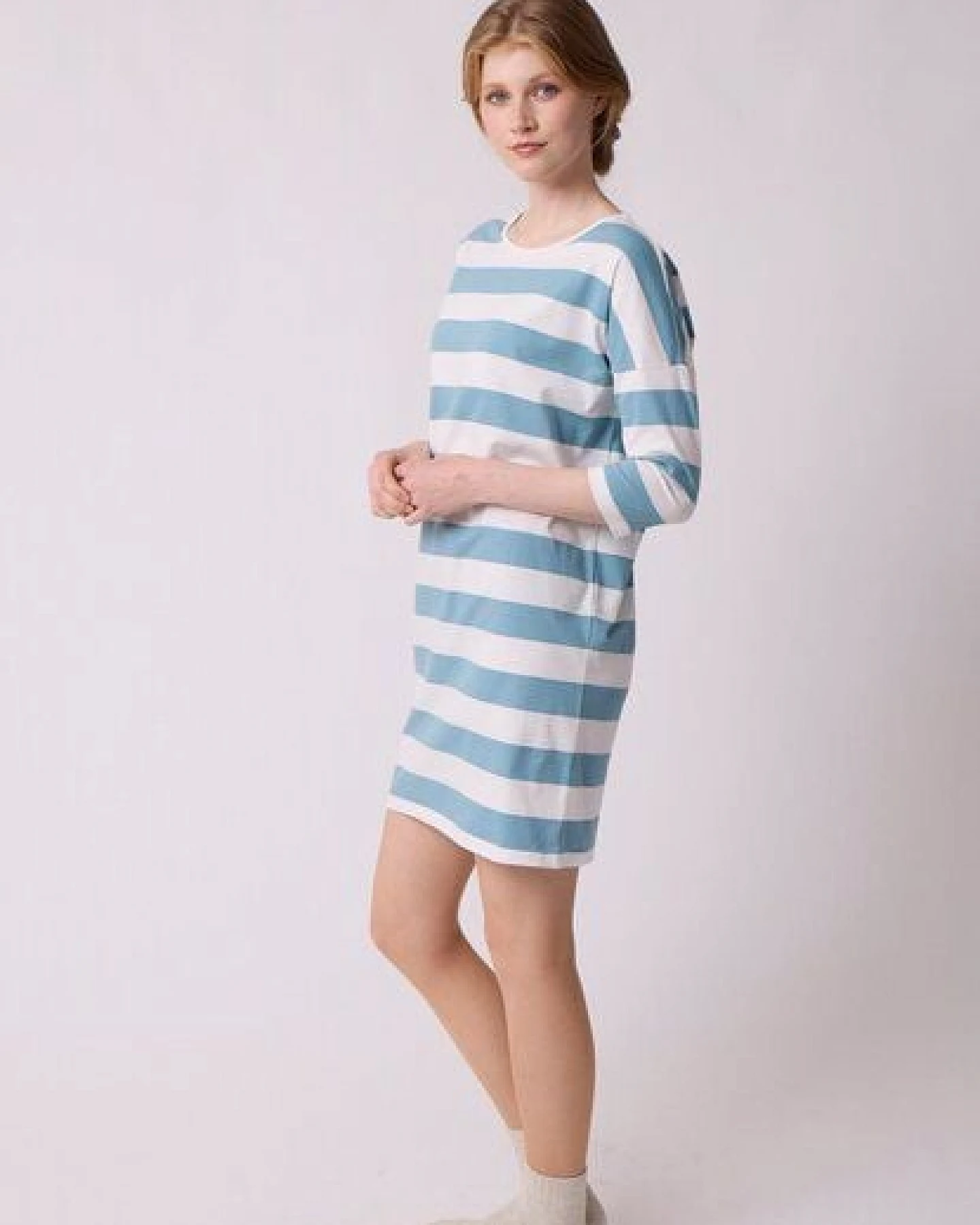 LANA Organic Pyjamalongshirt für Damen, Modell Luna – Ansicht 4