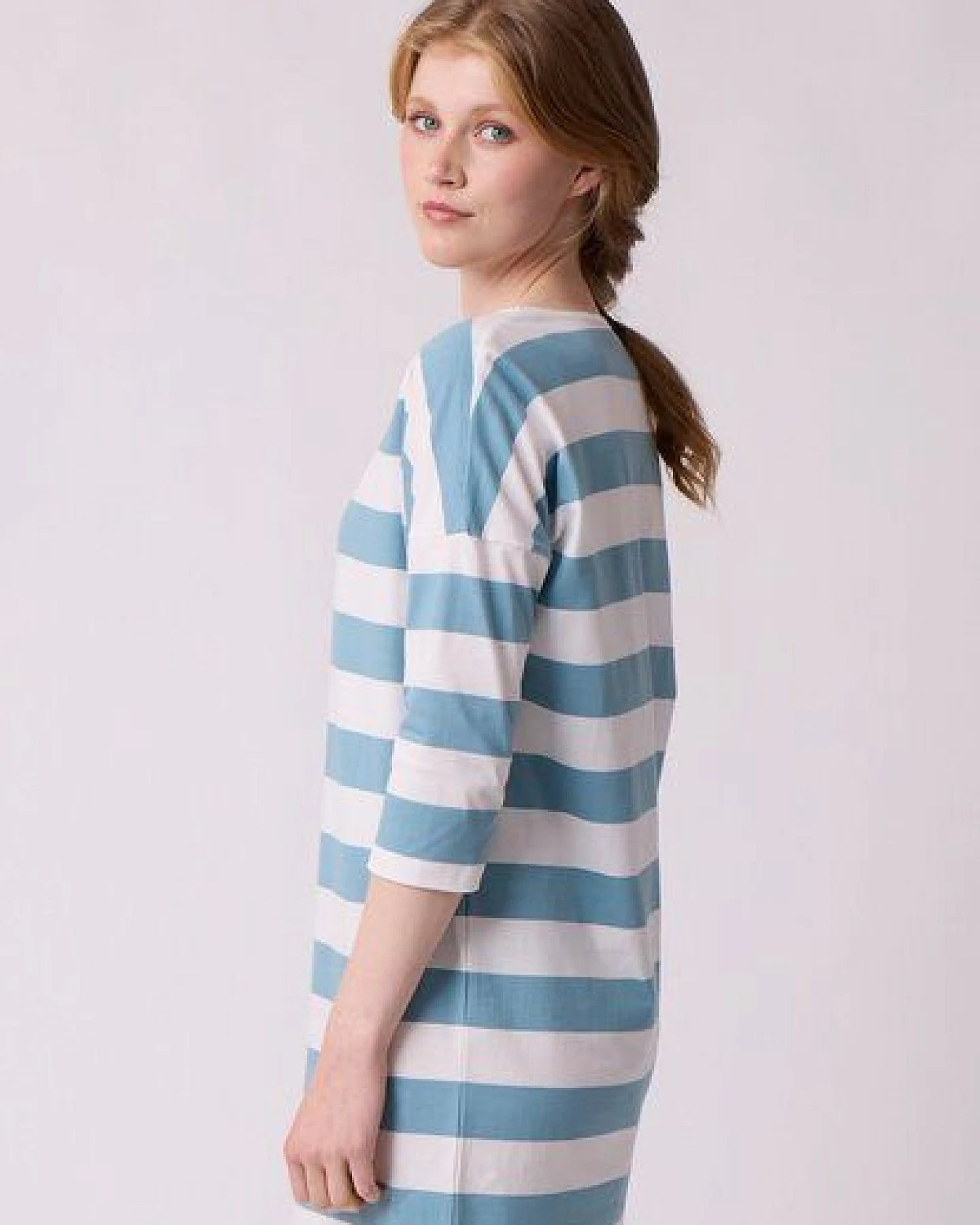 LANA Organic Pyjamalongshirt für Damen, Modell Luna – Ansicht 2