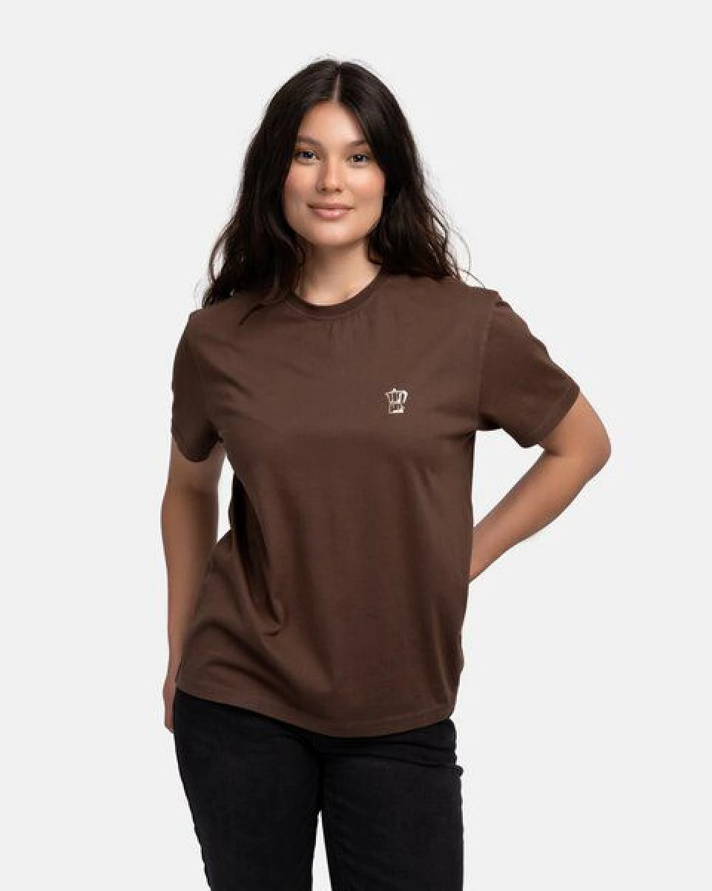 Natural Vibes T-Shirt Coffee Bio GOTS – Ansicht 4