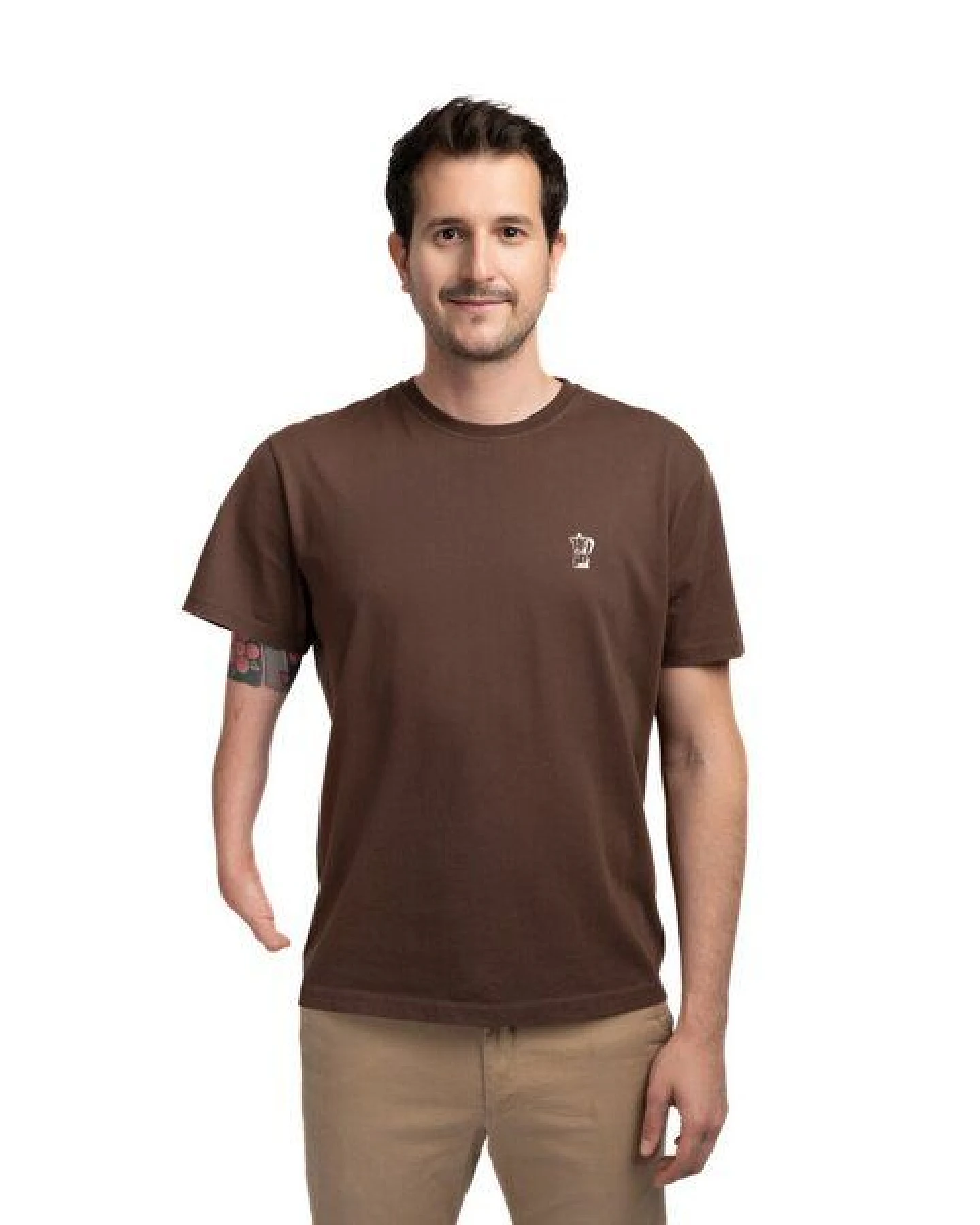 Natural Vibes T-Shirt Coffee Bio GOTS – Ansicht 3