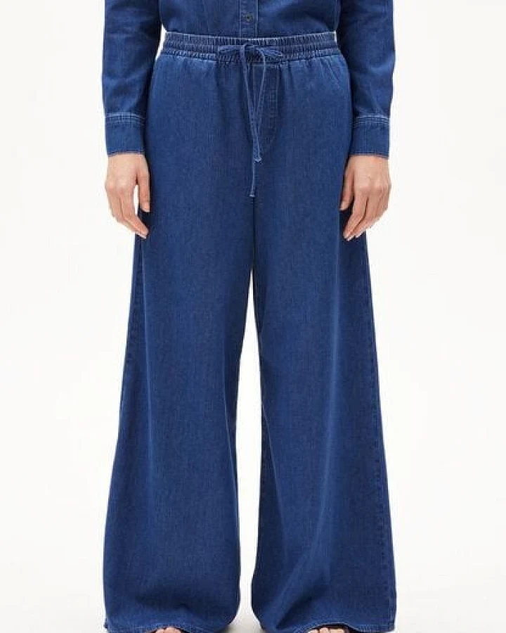 ARMEDANGELS KELAANI Damen Webhose aus Bio-Baumwoll Mix