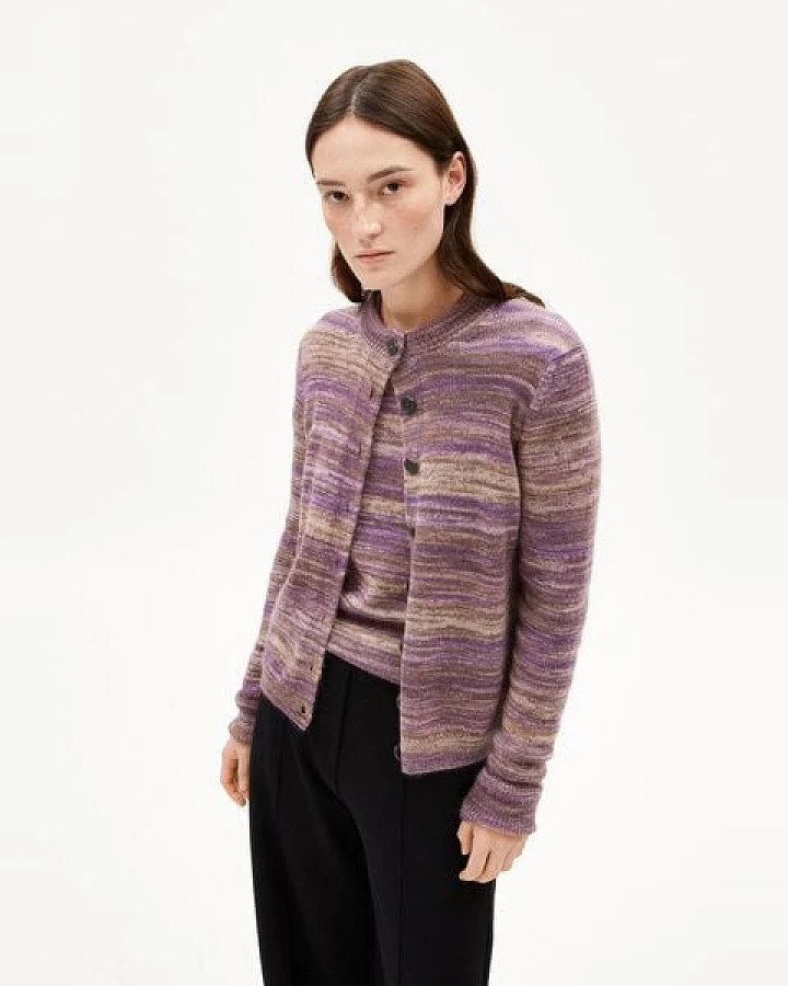 ARMEDANGELS AMILDAA STAMPATO Damen Strickjacke aus Mohair-Woll Mix