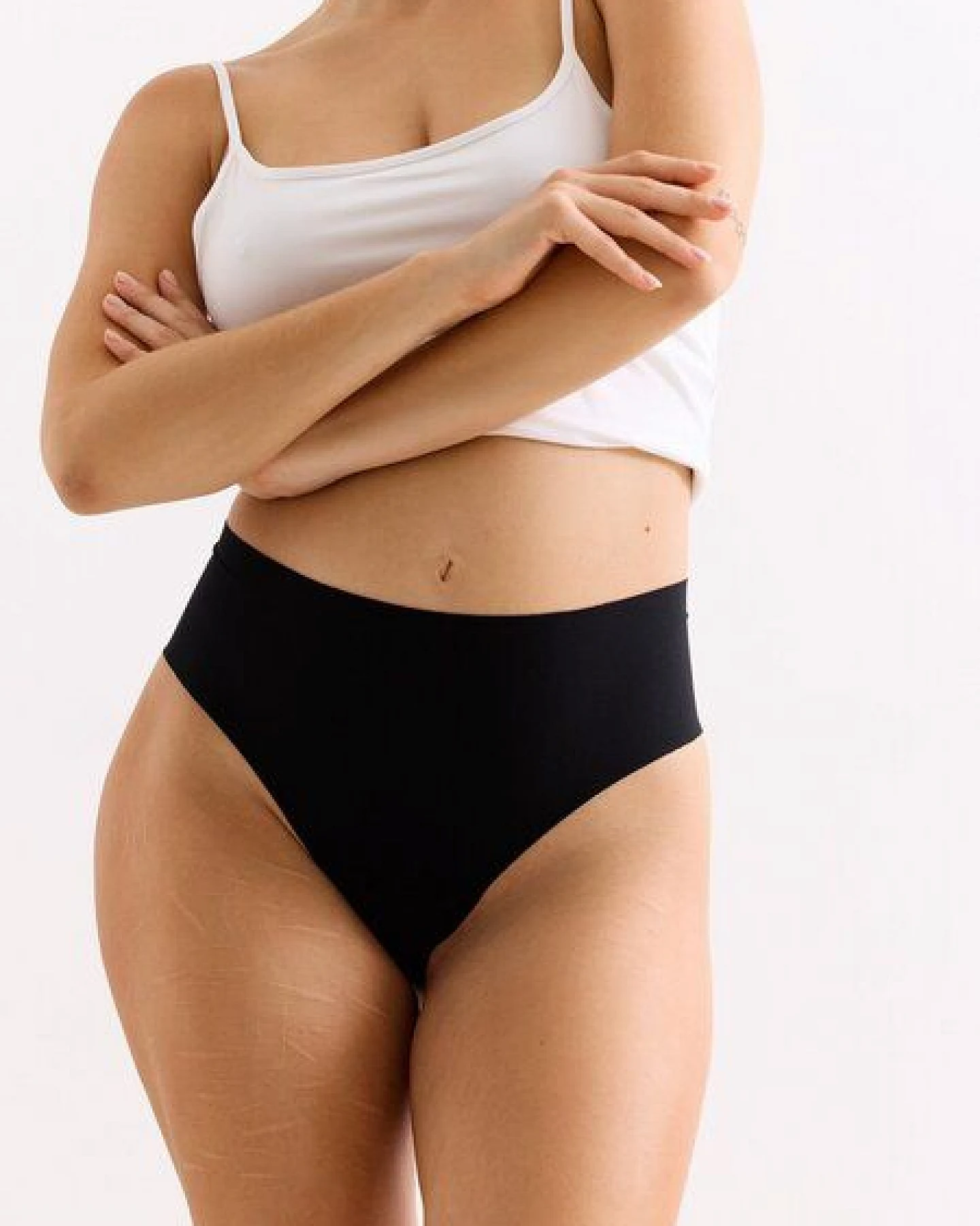 erlich textil Light Touch High Waist Brazil String aus weichem Modal, made in Europe – Ansicht 2