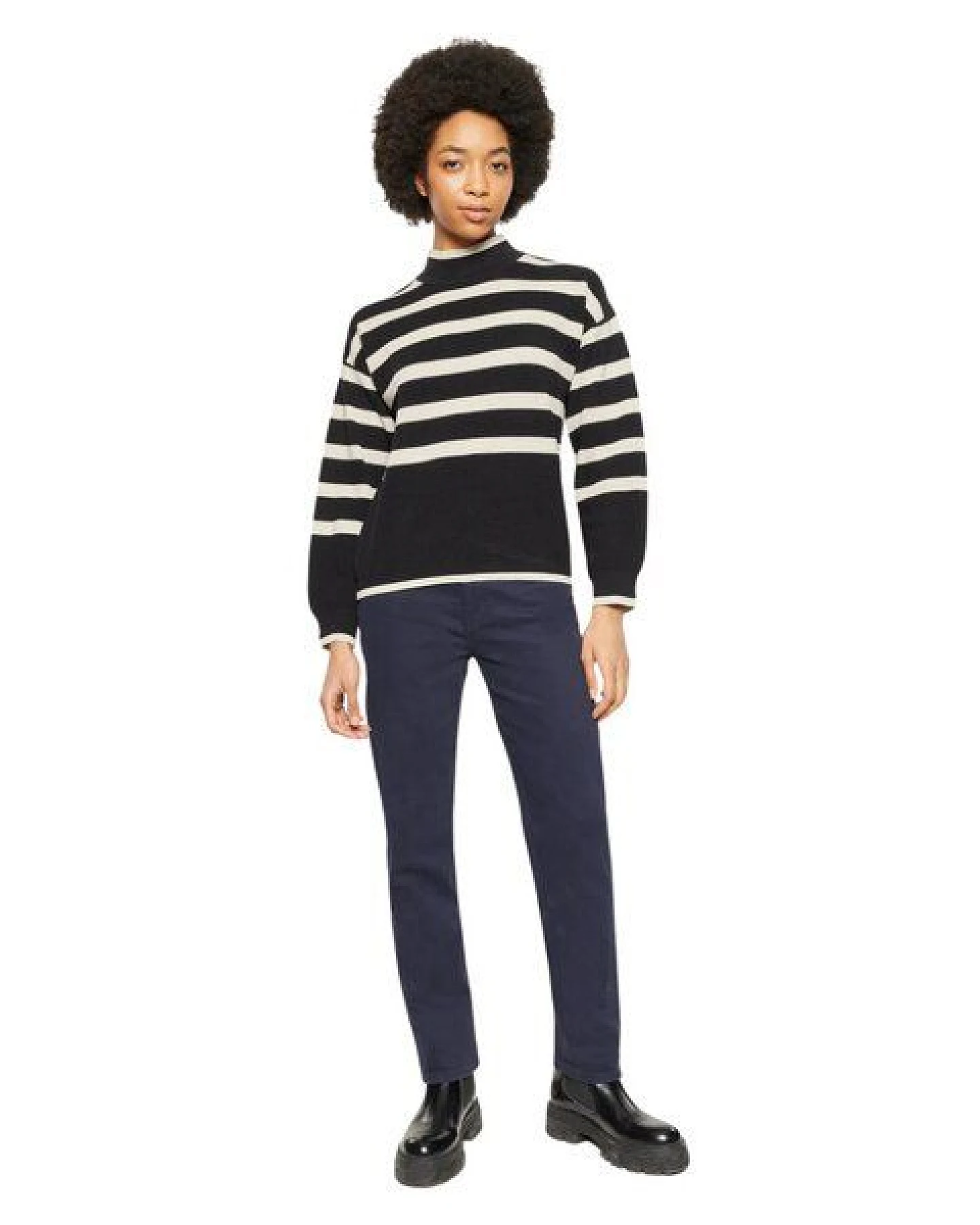 KnowledgeCotton Apparel Pullover Cotton Micro Bubble Crew Neck Knit – Ansicht 4