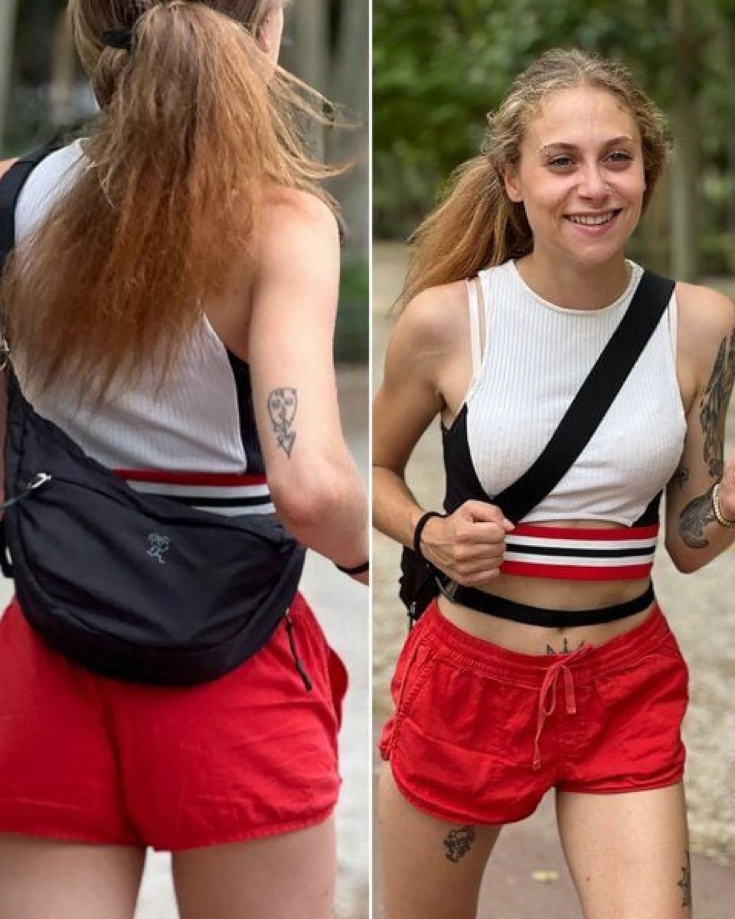 FUCHS & REBELL - BELA Bike Moon Bag – Fester Halt beim Fahren durch 3-Punkt-Gurt – Ansicht 3