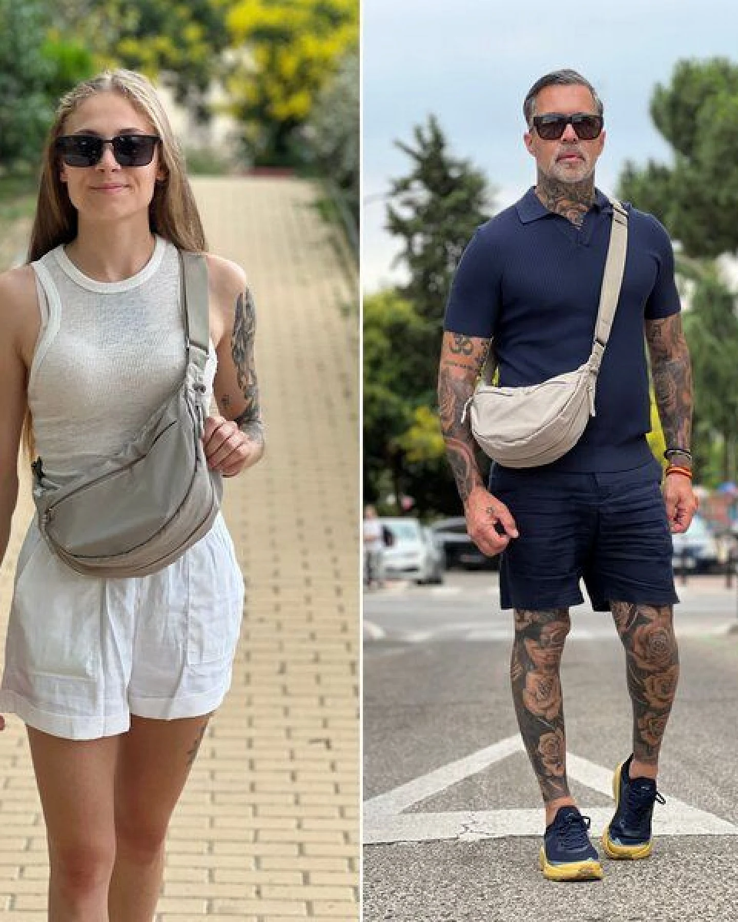 FUCHS & REBELL - BELA Bike Moon Bag – Fester Halt beim Fahren durch 3-Punkt-Gurt – Ansicht 3